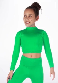 Alegra Girls Shiny Raya Dance Top -Dance Costumes ALS5267 MAIN VER 64274.1678878576