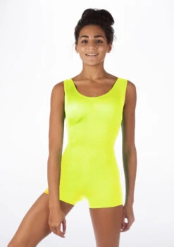 Alegra Shiny Hotpant Unitard -Dance Costumes ALU0235 MAIN FYE 48986.1678879742