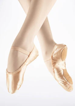 Bloch Prolite Split Sole Satin Ballet Shoe -Dance Costumes BL238L MAIN PNK T 35545.1698800446