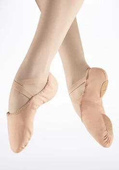 Bloch S0277L Split Sole Canvas Ballet Shoe - Pink -Dance Costumes BL277PNK MAIN PNK T 06025.1698448763