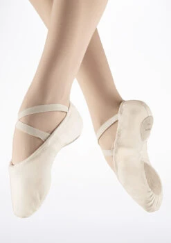 Bloch Split Sole Canvas Ballet Shoe - White 7 Bloch Split Sole Canvas Ballet Shoe - White -Dance Costumes BL277WHT MAIN WHT T 91272.1698801002