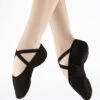 Bloch S0277L Split Sole Canvas Ballet Shoe - Black -Dance Costumes BL277 MAIN BLK 83945.1678926197
