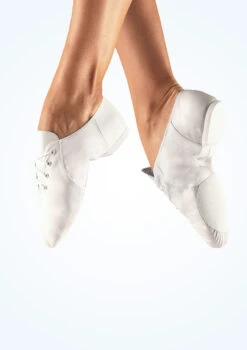 Bloch Split Sole Jazz Shoe - White