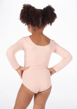 Bloch Girls Long Sleeve Cotton Leotard -Dance Costumes BLCL5409 BACKM PNK 51516.1678880562