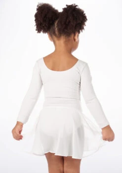 Bloch Pull-On Barre Ballet Dance Skirt -Dance Costumes BLCR5110 MAIN WHT 72694.1678880727