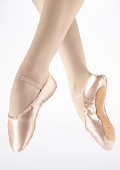 Bloch Debut Full Sole Satin Ballet Shoe -Dance Costumes BLS0232 MAIN PNK T 66044.1698800446