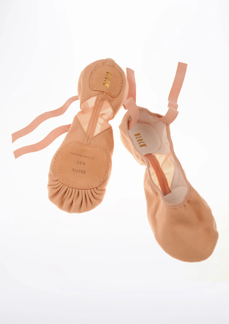 Bloch Pro Arch Split Sole Ballet Shoe - Flesh 4 Bloch Pro Arch Split Sole Ballet Shoe - Flesh - Image 2