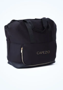 Capezio Signature Tote Dance Bag -Dance Costumes CAB223 BLK FRONT 1T 21380.1696634819