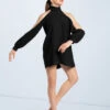 Weissman Open Sleeve Overdress -Dance Costumes D10759 black 1642 77456.1678890789