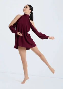 Weissman Open Sleeve Overdress -Dance Costumes D10759 blackcherry 107915 02610.1698840460
