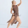 Weissman Midi Overdress With Laces -Dance Costumes D11004 mocha 018 69104.1678890804