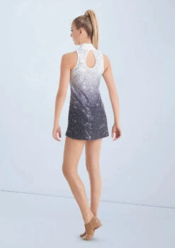 Weissman Ombre Sequin Performance Dress -Dance Costumes D11120 white 037 83712.1678890809