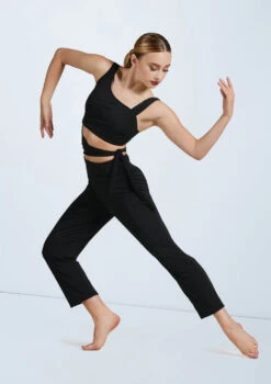 Weissman Cropped Cutout Jumpsuit 11 Weissman Cropped Cutout Jumpsuit -Dance Costumes MJ11547 black 160449 74033.1698450384