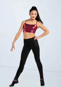 Weissman Metallic Racerback Bra Top -Dance Costumes ML2962 blackcherry ML8190 black 0995 71241.1698840495