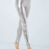 Weissman Metallic Full Length Leggings 1 Weissman Metallic Full Length Leggings -Dance Costumes ML9756 silver 1321 60559.1678891112