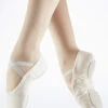 Move Dance Split Sole Canvas Ballet Shoe - White 1 Move Dance Split Sole Canvas Ballet Shoe - White -Dance Costumes MOB0004 FEETTMAIN WHT 50169.1678928326