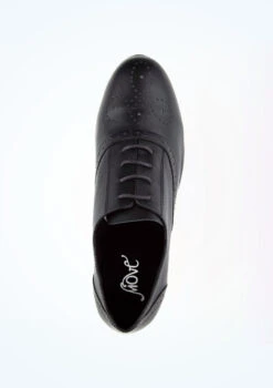 Move Dance Leather Lace Up Full Sole Tap Shoe 7 Move Dance Leather Lace Up Full Sole Tap Shoe -Dance Costumes MOH0020 TOPM BLK 24019.1678928508