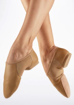 Move Illusion Split Sole Jazz Shoe - Tan 11 Move Illusion Split Sole Jazz Shoe - Tan -Dance Costumes MOJ0012 FEETMAIN TAN T 14395.1695432183