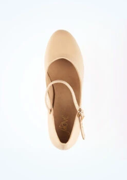 Move Dance Pippin Character Shoe 3" - Tan -Dance Costumes MOK0016 FRONT TAN 27944.1678928523