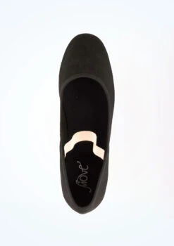 Move Dance Julie Canvas Character Shoe 1.5" Cuban - Black -Dance Costumes MOK0020 TOP BLK 90414.1678928523