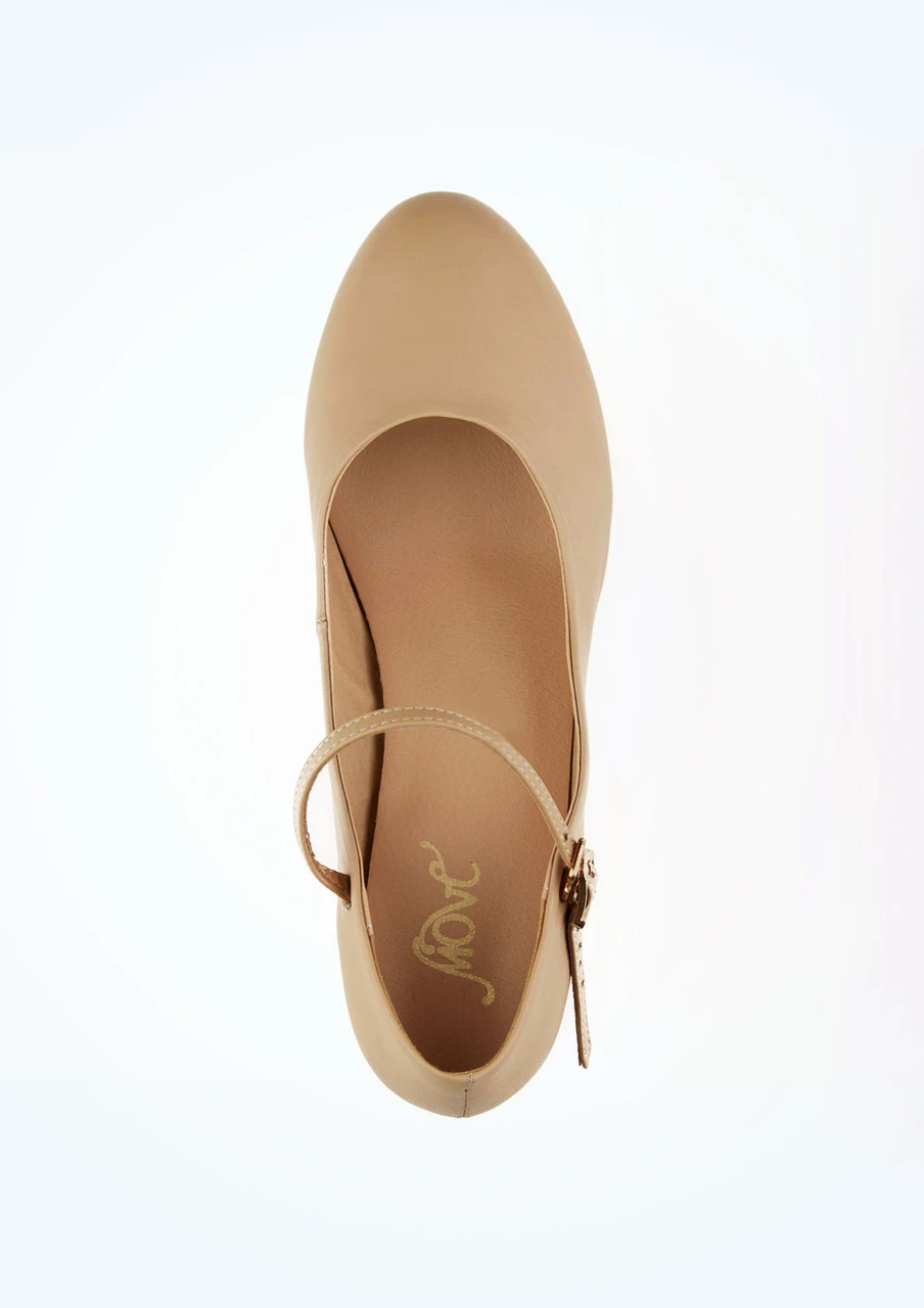 Move Dance Dina Character Shoe 1.5" - Tan 4 Move Dance Dina Character Shoe 1.5" - Tan - Image 2