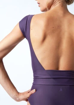 Move Dance Lilliana Belted Leotard -Dance Costumes MOL0804 PUR CLOSE UP BACK 1 12361.1678884301