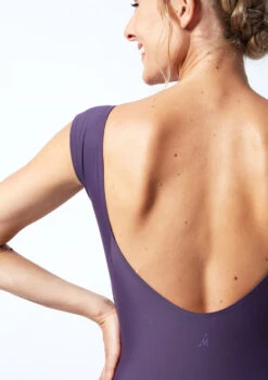 Move Dance Anastasia Scoop Neck Leotard -Dance Costumes MOL0808 PUR CLOSE UP BACK 1 74048.1678884307