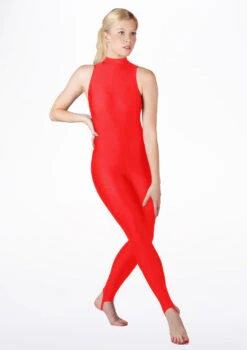 Alegra Girls Shiny Rhona Unitard 24 Alegra Girls Shiny Rhona Unitard -Dance Costumes MOU0218 MAIN RED 66250.1678871822