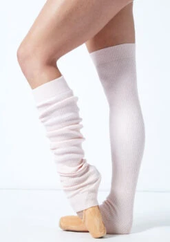 Move Dance Brisé Knit Ribbed Legwarmers -Dance Costumes MOZ0723 PNK SIDE 1T 98102.1694686119