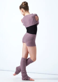 Move Dance Teen Daniella Knit Shrug -Dance Costumes MOZ5718 PURP BACK 1 67145.1678885167