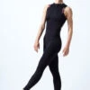 Move Dance Jupiter Floral Sleeveless Catsuit -Dance Costumes MO C0631 BLK FRONT 1 10830.1678928407