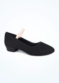 Move Dance Judy Canvas Character Shoe Low 1" - Black -Dance Costumes MO K0021 MAIN BLK T 85284.1695432183
