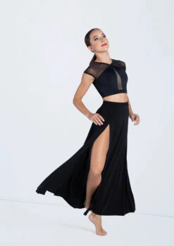 Weissman Matte Jersey Maxi Skirt 9 Weissman Matte Jersey Maxi Skirt -Dance Costumes MT10463 black S13081 black 961 61363.1698450570