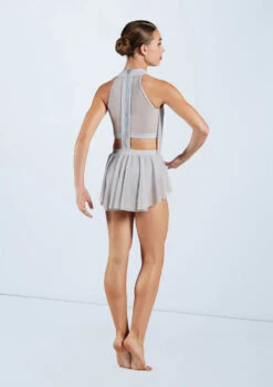 Weissman Gathered Power Mesh Leotard -Dance Costumes MT11820 softgray 1382 21724.1678891207