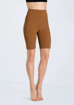 Weissman Classic Matte Bike Shorts -Dance Costumes MT13219 camel 005 48229.1698718712