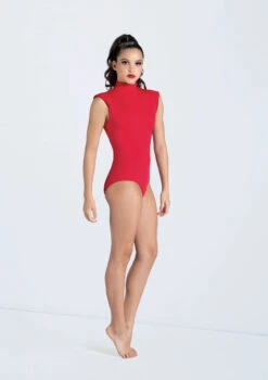 Weissman Strong Shoulder Leotard 11 Weissman Strong Shoulder Leotard -Dance Costumes MT13224 red 1565 66167.1698840510
