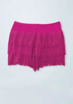 Weissman Fringe Shorts -Dance Costumes MT3228 lipstick offfigure 004 68596.1678891258