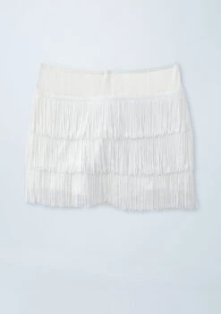 Weissman Fringe Shorts -Dance Costumes MT3228 white offfigure 004 25950.1678891258