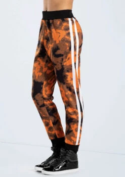 Weissman Graphic Print Track Pants -Dance Costumes PL13135 copper 16568 77539.1678891408