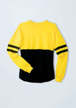 Weissman Oversized Color Block Top -Dance Costumes PT10418 yellow 11589 07793.1678891423