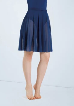 Weissman Power Mesh Circle Skirt 12 Weissman Power Mesh Circle Skirt -Dance Costumes S12777 navy 994 27845.1678891476