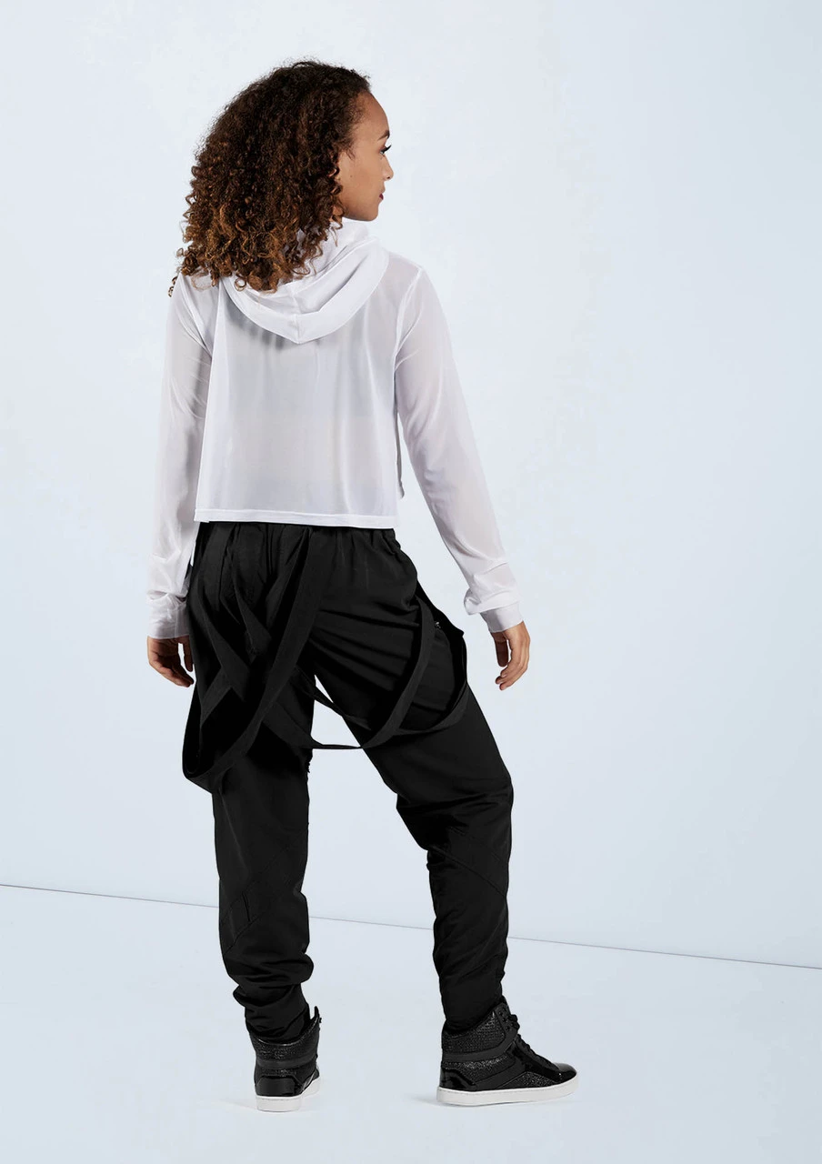 Weissman Cropped Mesh Hoodie 6 Weissman Cropped Mesh Hoodie - Image 4