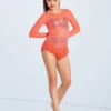 Weissman Tell Me You Love Me -Dance Costumes SQ13193 tangerine 015 95625.1678891737