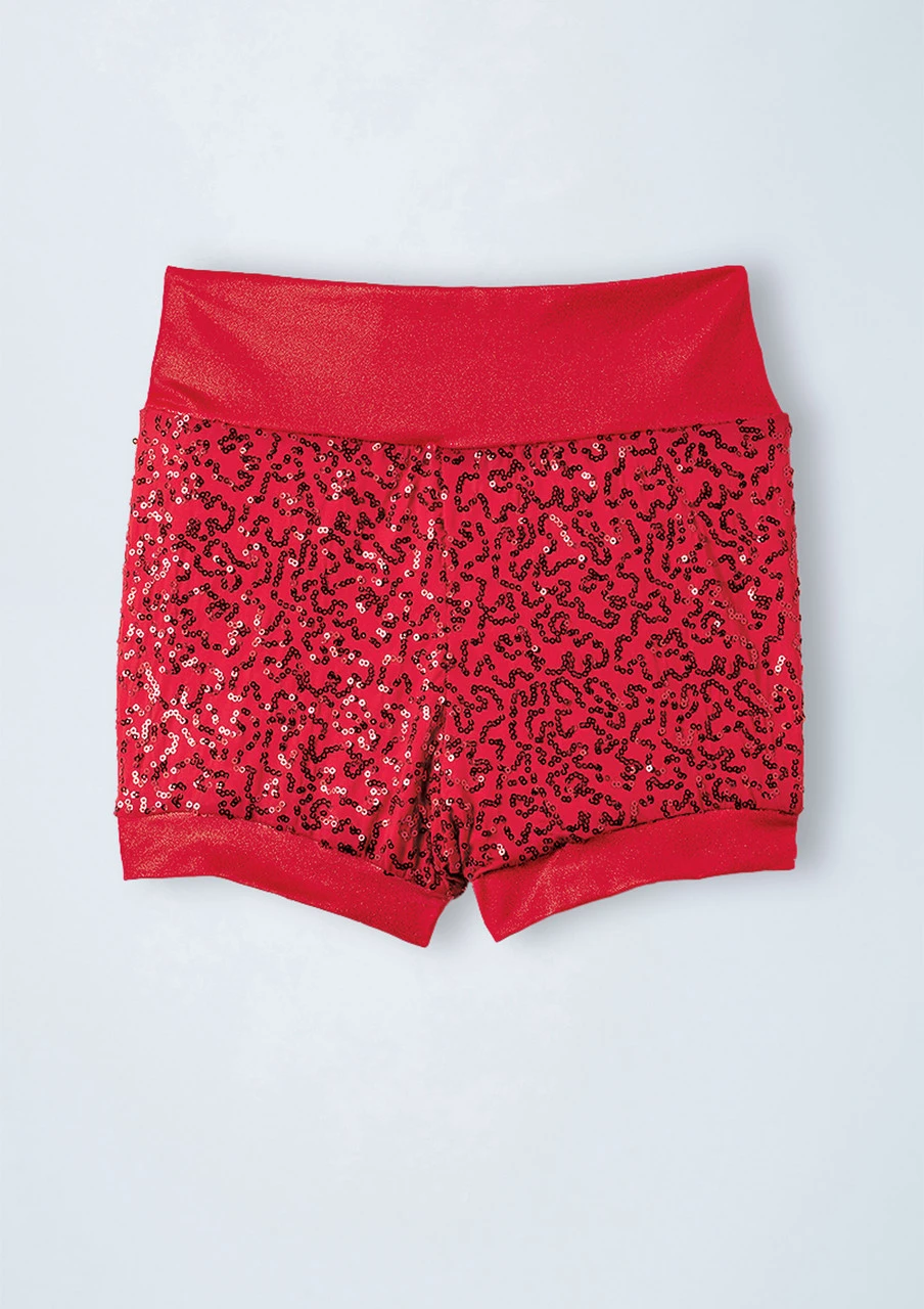 Weissman High Waist Sequin Shorts 4 Weissman High Waist Sequin Shorts - Image 2