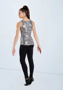 Weissman Ultra Sparkle Tank Top 15 Weissman Ultra Sparkle Tank Top -Dance Costumes SQ9554 silver MT6789 black 2013 40016.1678891803