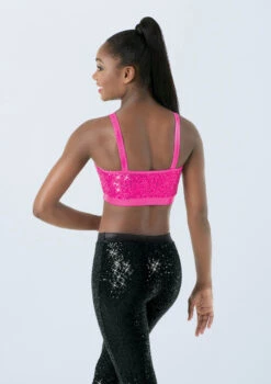 Weissman Sequin Performance Bra Top