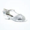 Tappers And Pointers Amber Ballroom Shoe 1 2" - Silver -Dance Costumes TAAMBER MAIN SLV 87831.1678886253