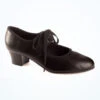 Tappers & Pointers Cuban Heel Tap Shoe - Black -Dance Costumes TAPTCPB MAIN BLK 10232.1678886419