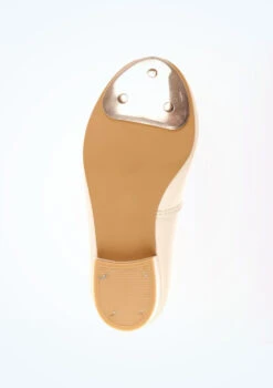 Tappers & Pointers Cuban Heel Tap Shoes - White -Dance Costumes TAWPT SOLE WTE 42910.1678928680