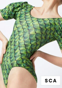 Alegra Girls Patterned Aspen Catsuit -Dance Costumes al c5292 p alegra girls patterned aspen catsuit front 06510.1678871860